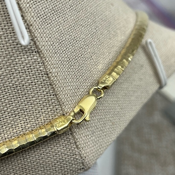 Technibond 18K Gold Over 925 Italy Sterling Silver Pendant Necklace – 30g – Box - Picture 10 of 17